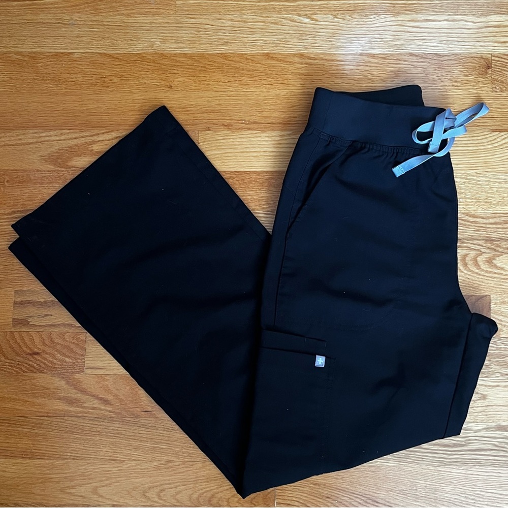 Figs High Waisted Isabel Wide Leg Scrub Pants